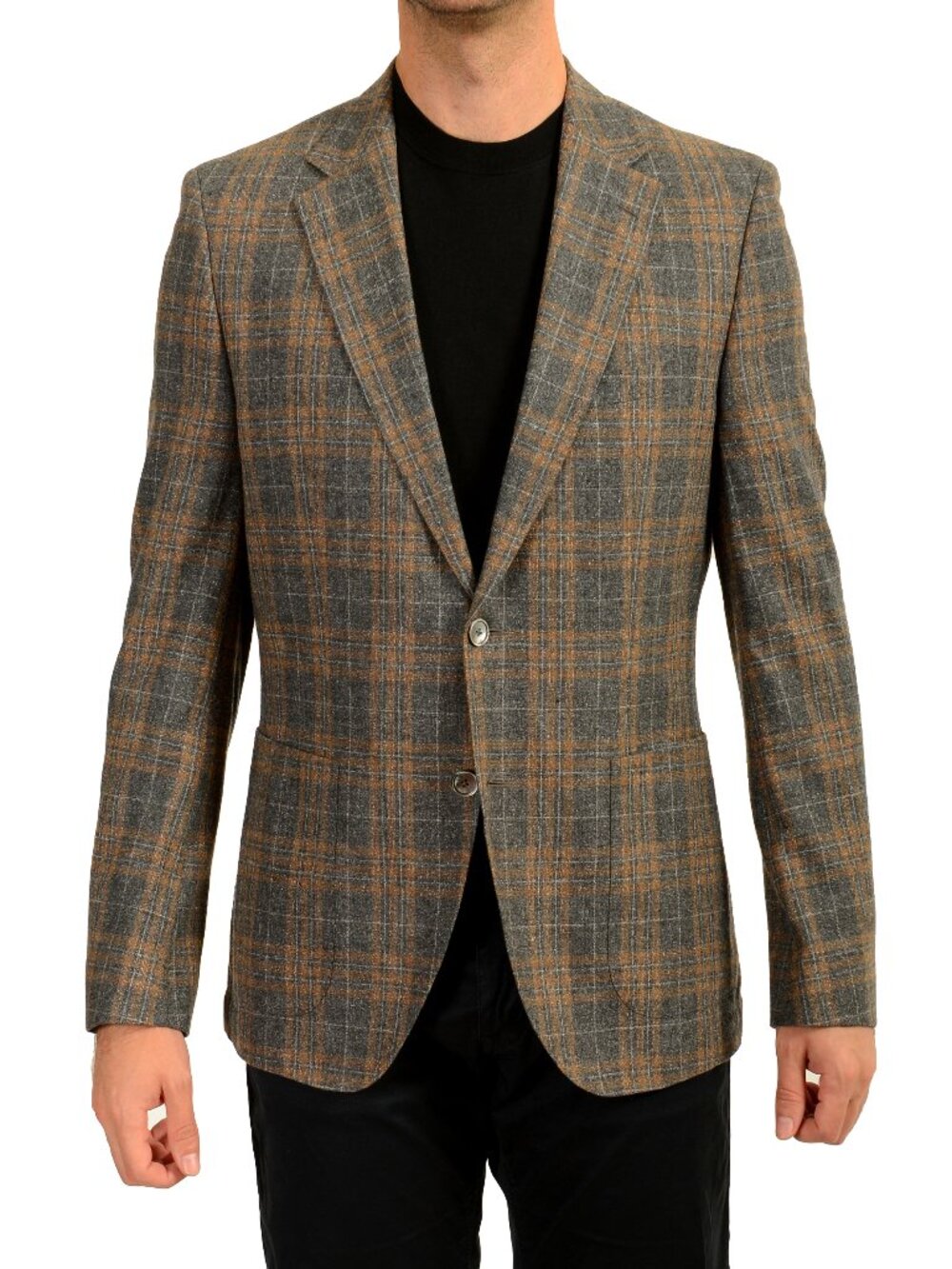 Hugo Boss Men's "Jansons6" Regular Fit Silk Wool Cashmere Blazer US 42R IT 52R